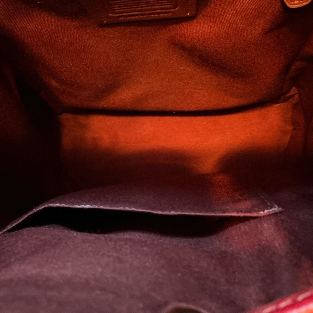 Coach Cherry Red Signature Backpack - Picture 7 of 7